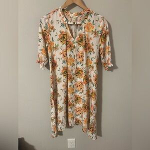 Matilda Jane Dress Size S Excellent Floral Adventure Begins Sunday Best